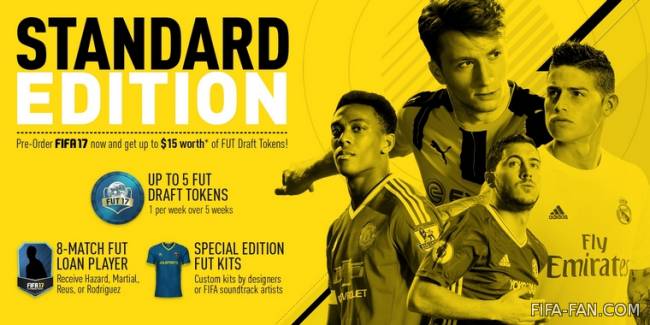 Стандартное издание (Standard Edition) FIFA 17